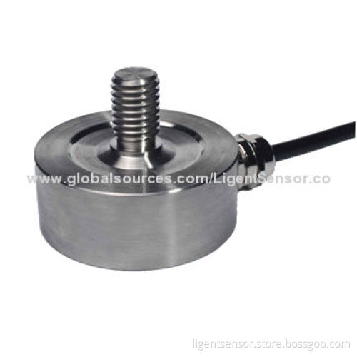 Miniature Compression Load Cell, -20 to 80°C Operating Temperature